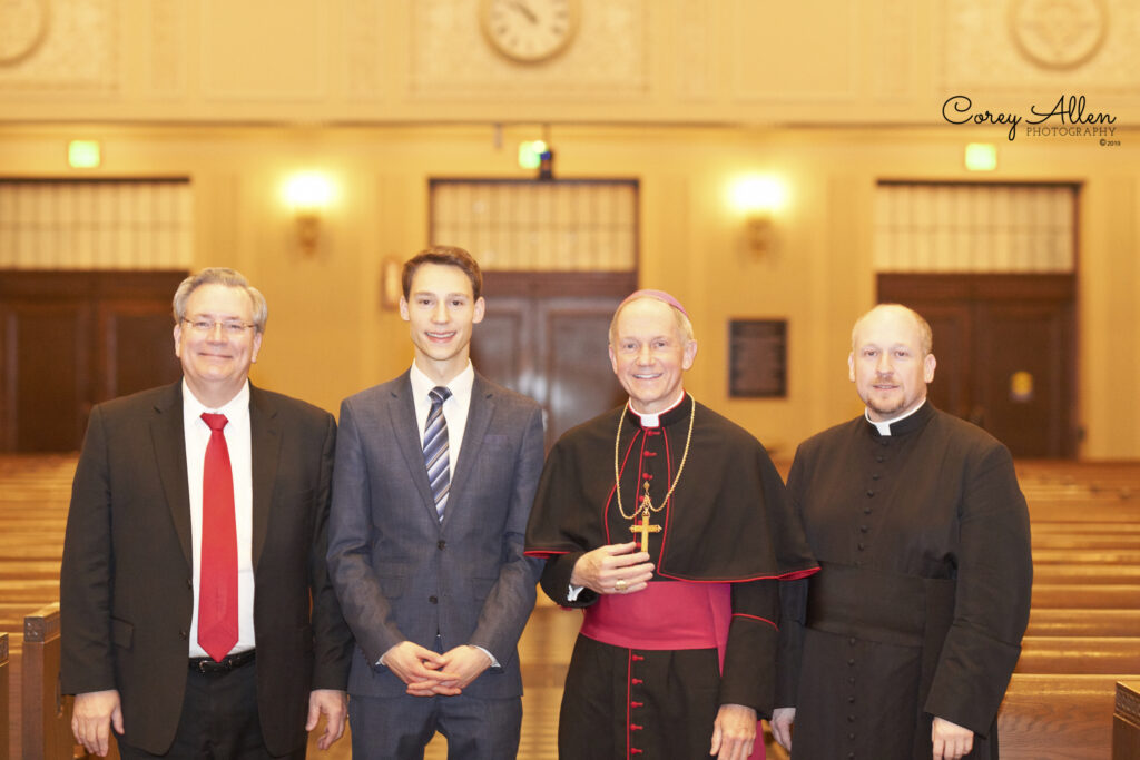 Mark Gifford; Lukas Hassler; Bishop Paprocki; Father House